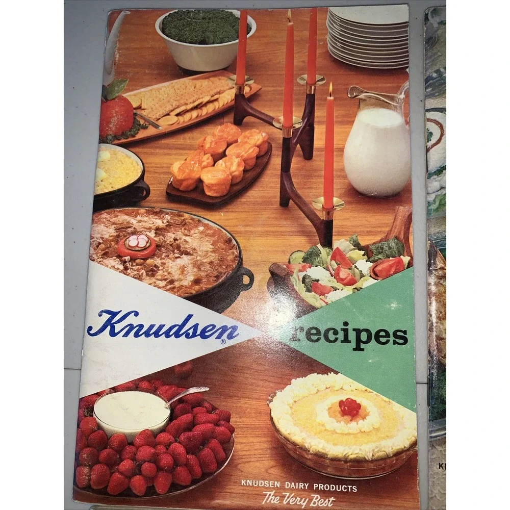 Vintage Knudsen Dairy Products Recipe Books (9) Holiday‎ 1950's -60's